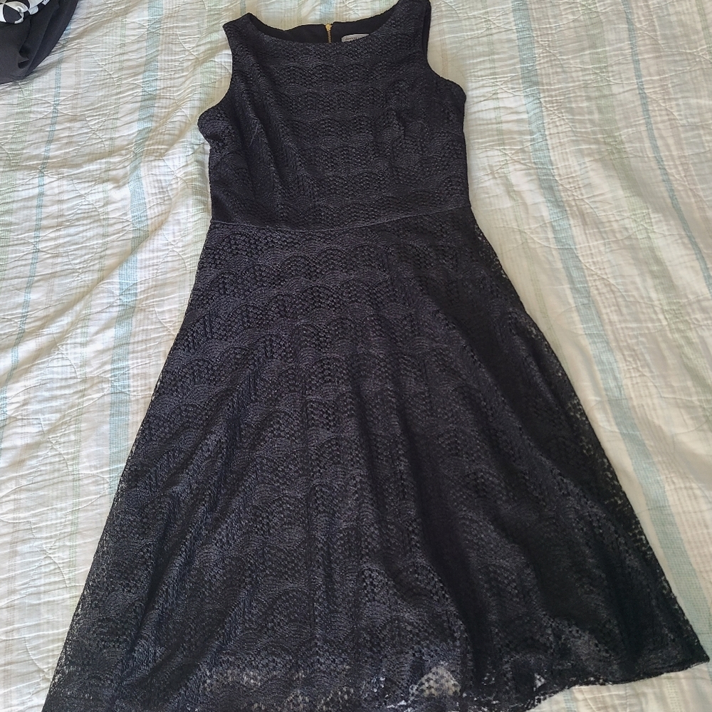 Womens size 10 black lace dress